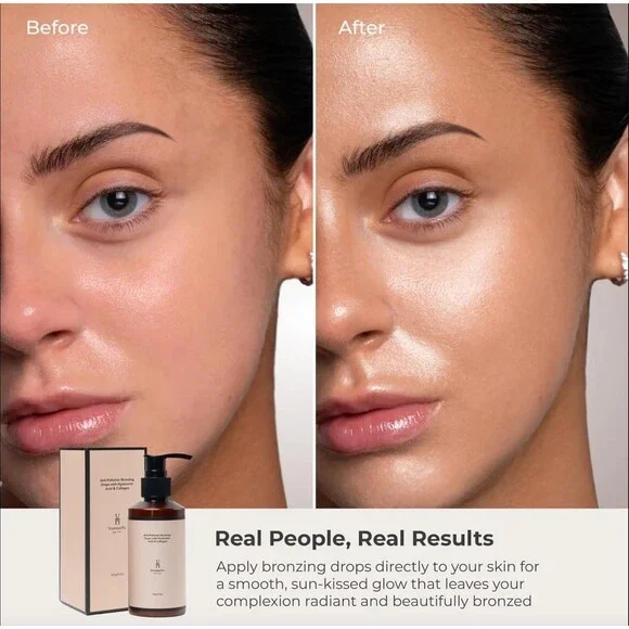 Vivienne Hu Anti-Pollution Bronzing Drops with Hyaluronic Acid & Collagen NIB - Picture 7 of 7